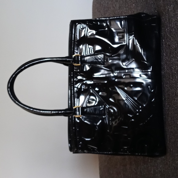 🖤VTG/RARE Prada🖤 - Limited Edition "Impreinte" Art Deco Spazzolato Large Tote - Picture 3 of 15